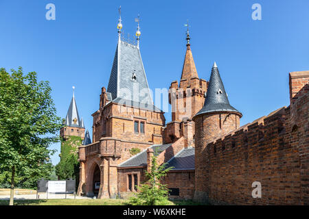 Zámek Hradec NAD Moravicí, Moravskoslezský kraj, Slezsko, Ceska Republika / Hradec NAD Moravici Château, Moravie, Silésie, région d'Opava, République Tchèque Banque D'Images