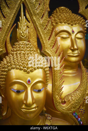Toute nouvelle Icônes Bouddha faite lors d'un atelier tenu à Bangkok, Thaïlande. Banque D'Images
