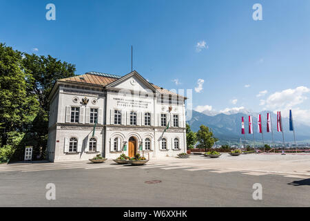 Andreas Hofer gens tyrolien au Musée dominant Innsbruck Bergisel, provincial capitol du Tirol en Autriche Banque D'Images