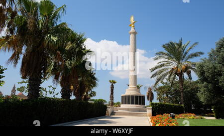 Floriana, Malte. C'est le mémorial de Malte, dédié à la 2297 aviateurs qui ont perdu leur vie pendant la Seconde Guerre mondiale. Banque D'Images