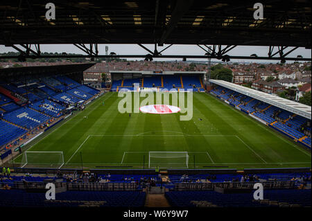 BIRKENHEAD, Angleterre Tranmere Rovers' août 3ème accueil sol Prenton Park au cours de la Sky Bet League 1 match entre Tranmere Rovers et Rochdale à Prenton Birkenhead Park, le samedi 3 août 2019. (Crédit : Ian Charles | MI News) Credit : MI News & Sport /Alamy Live News Banque D'Images