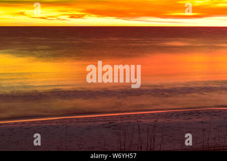 Seascape au coucher du soleil en Floride Banque D'Images