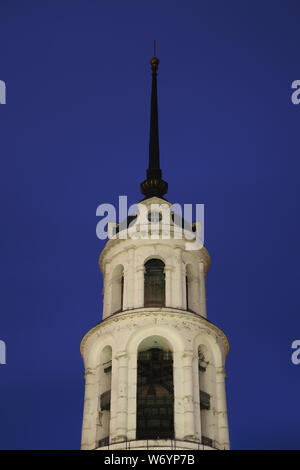 Beffroi de la cathédrale de la résurrection à Shuya. Ivanovo region. La Russie Banque D'Images