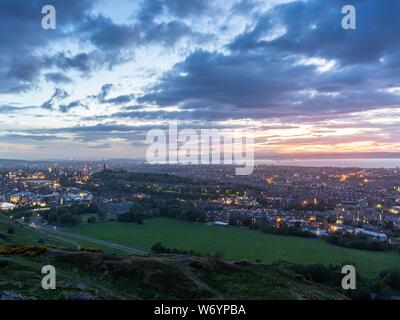 Holyrood Park, Arthurs Seat, Edimbourg en Ecosse Banque D'Images