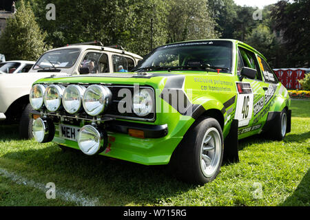 1979 Ford Escort Mark 2 voiture rallye Banque D'Images