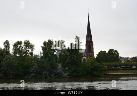 Die Dreikönigskirche à Frankfurt am Main, Hessen Banque D'Images