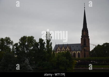 Die Dreikönigskirche à Frankfurt am Main, Hessen Banque D'Images