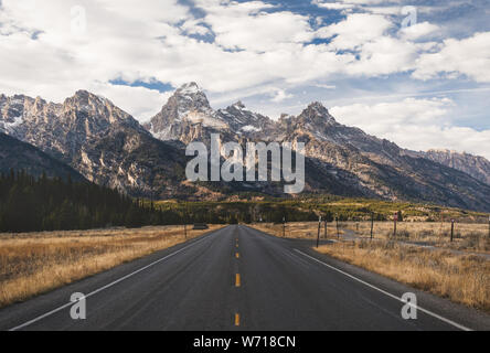 Teton National Park, Wyoming Banque D'Images