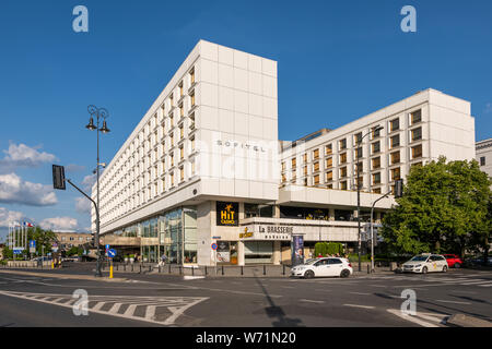 Sofitel Warsaw Victoria Hotel à Varsovie en Pologne, un hébergement 5 étoiles de luxe dans le centre-ville Banque D'Images