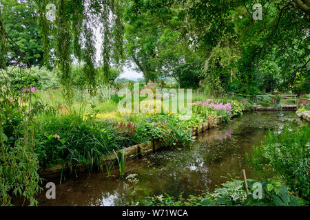 Westonbury Water Gardens, près de Pembridge, Herefordshire Banque D'Images