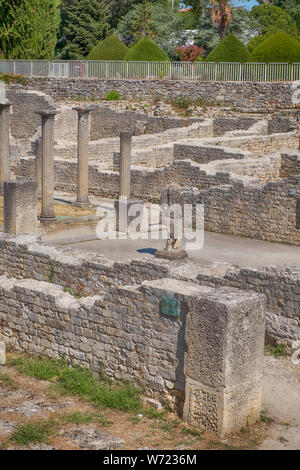 Vestiges romains sur le site de Puymin à Vaison la Romaine en Provence-Alpes-Côte d'Azur, France Banque D'Images