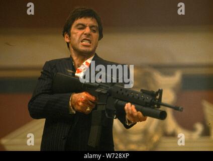 AL PACINO dans SCARFACE (1983), réalisé par BRIAN DE PALMA. Credit : UNIVERSAL PICTURES / Album Banque D'Images