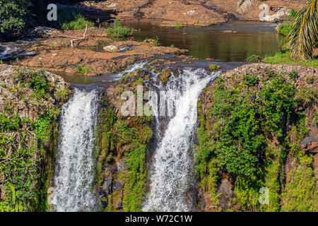 Cascade de Chamarel à l'Ile Maurice, océan Indien Banque D'Images