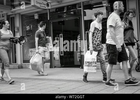 Freeport Retail Park Glasshoughton Banque D'Images