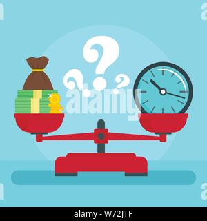 Concept de balances arrière-plan. Télévision illustration de balances vector background concept pour la conception web Illustration de Vecteur