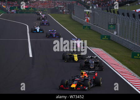 Budapest, Hongrie. Le 04 août, 2019. # 10 Pierre Gasly, Aston Martin RedBull Racing Honda. GP de Hongrie, Budapest, 2-4 août 2019 : Crédit Photo Agency indépendante/Alamy Live News Banque D'Images