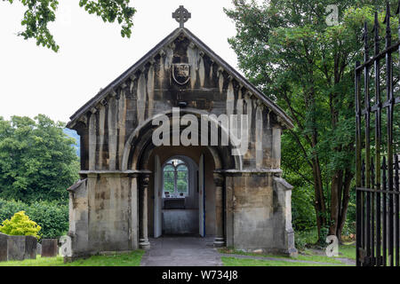 Chapelle du cimetière et du cimetière de St Swithins, porte de Walcot, Bath, Angleterre, Royaume-Uni Banque D'Images