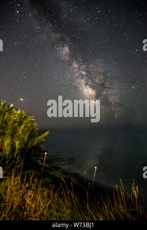 Milkyway sur la mer. Corfou, Grèce Banque D'Images