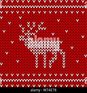 Hiver sans motif. Le rouge et le blanc en arrière-plan Illustration de Vecteur
