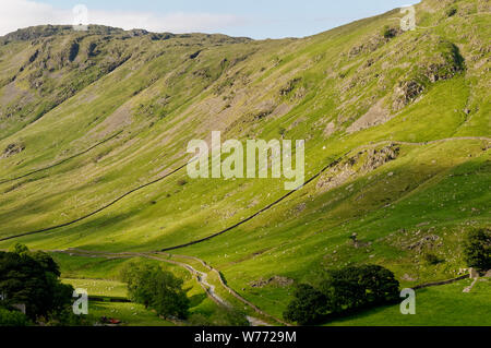 Longsleddale Valley, Lake District, Angleterre Banque D'Images