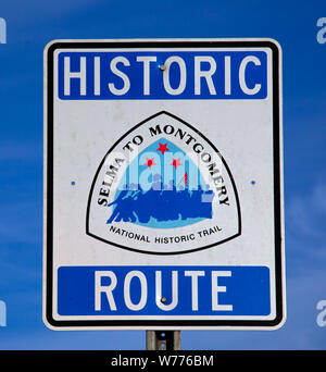 45e anniversaire de la manifestation de Selma, Alabama à Montgomery, Alabama Description physique : 1 photographie : numérique, TIFF, la couleur. Notes : signer pour le Selma à Montgomery National Historic Trail. ; Titre, date, sujet, et les mots-clés fournis par le photographe. ; Don ; F. George Landegger ; 2010 ; (DLC/PP-2010:090). ; Banque D'Images