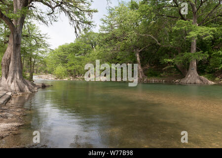 Une paisible partie de la Guadalupe River au nord de New Braunfels dans Comal Comté (Texas) Description physique : 1 photographie : numérique, tiff, la couleur. Notes : Titre, date et mots-clés basés sur les informations fournies par le photographe. ; Don ; l'Lyda Hill Foundation ; 2014 ; (DLC/PP-2014:054). ; fait partie de : Lyda Hill Texas Collection de photographies dans l'Amérique de Carol M. Highsmith dans le projet Carol M. Highsmith Archive. ; Banque D'Images