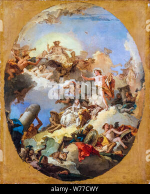 Giovanni Battista Tiepolo, l'apothéose de la monarchie espagnole, peinture, 1760-1769 Banque D'Images