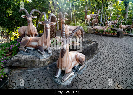 Pattaya, Thaïlande - 25 décembre 2018 : Nong Nooch Tropical Garden. Pattaya, Thaïlande. Banque D'Images