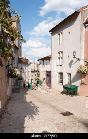 La ville de l'écrit et de l'artisanat livre Montmorillon France Banque D'Images