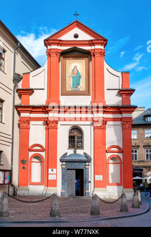 Eglise Saint-Jean-Baptiste et Saint-Jean l'Evangéliste, Cracovie, Pologne Banque D'Images