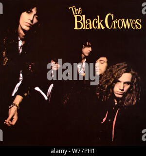 The Black Crowes - couverture originale de l'album en vinyle - Shake Your Money Maker - 1990 Banque D'Images