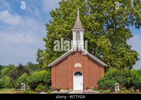 IOWA CITY, IA/USA - 7 août 2015 : Danforth chapelle à l'Université de l'Iowa. L'Université de l'Iowa est un domaine de la recherche publique à l'université. Banque D'Images