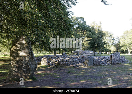 Clava Cairns près de Culloden Battlefield - Inverness, Scotland, UK Banque D'Images