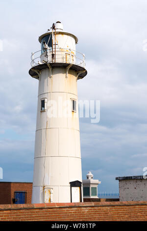 Le phare de l'Heugh Heugh, Hartlepool Banque D'Images