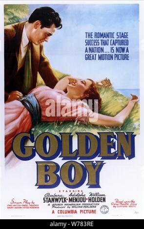 BARBARA STANWYCK, WILLIAM HOLDEN, Golden Boy, 1939 Banque D'Images