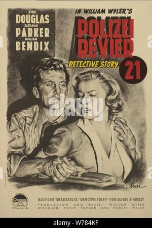 KIRK DOUGLAS, Eleanor Parker, Detective Story, 1951 Banque D'Images