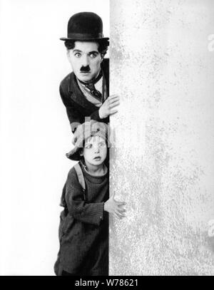 CHARLES CHAPLIN, JACKIE COOGAN, l'enfant, 1921 Banque D'Images