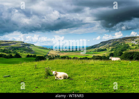 Chapelle-le-Dale. Yorkshire Dales National Park Banque D'Images