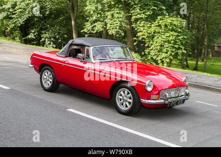 RYC83L MG historiques, vintage motors and collectibles 2019 ; Lytham Hall show, transport collecte des autos et véhicules d'antan. Banque D'Images