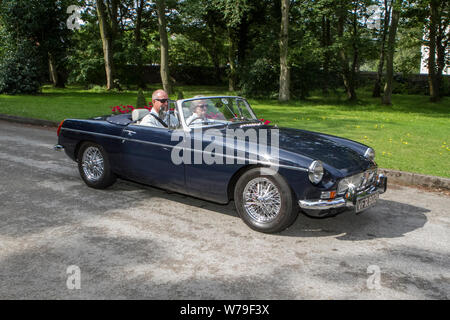 Les vols VFR802K Motoring classics, historiques, vintage motors and collectibles 2019 ; Lytham Hall show, transport collecte des autos et véhicules d'antan. Banque D'Images