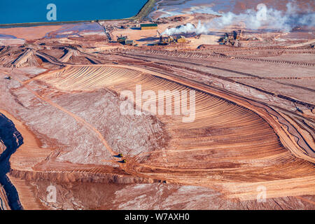 Nutrien Vanscoy Mine de potasse (anciennement Agrium) en Saskatchewan, Canada. Banque D'Images