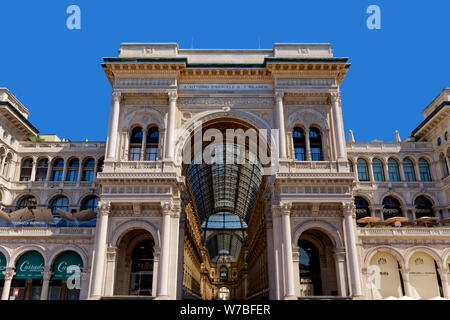 Galleria Vittorio Emanuele II, Milan, Italie Banque D'Images