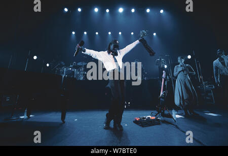 Copenhague, Danemark. Le 05 août, 2019. Le chanteur britannique, auteur-compositeur et musicien Orange Sanguine effectue un concert live à Vega à Copenhague. (Photo crédit : Gonzales Photo/Bransholm Nikolaj/Alamy Live News). Banque D'Images