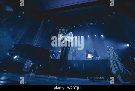 Copenhague, Danemark. Le 05 août, 2019. Le chanteur britannique, auteur-compositeur et musicien Orange Sanguine effectue un concert live à Vega à Copenhague. (Photo crédit : Gonzales Photo/Bransholm Nikolaj/Alamy Live News). Banque D'Images