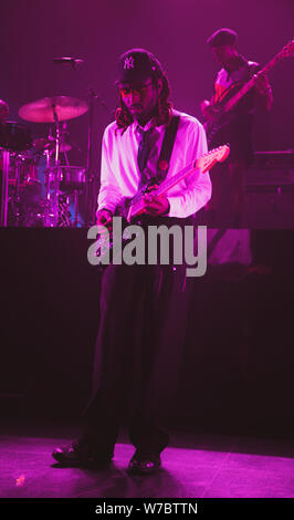 Copenhague, Danemark. Le 05 août, 2019. Le chanteur britannique, auteur-compositeur et musicien Orange Sanguine effectue un concert live à Vega à Copenhague. (Photo crédit : Gonzales Photo/Bransholm Nikolaj/Alamy Live News). Banque D'Images