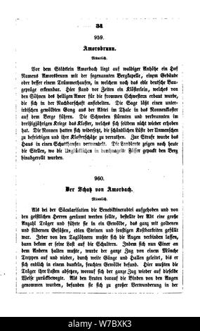 De Sagenbuch der bayerischen Lande 3 034. Banque D'Images