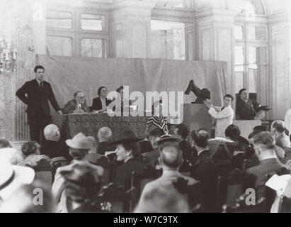 Fischer auction art dégénéré à Lucerne, en 1939. Artiste : Anonyme Banque D'Images