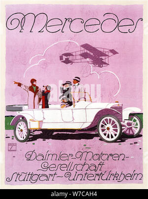 Mercedes, 1914. Artiste : Hohlwein, Ludwig (1874-1949) Banque D'Images