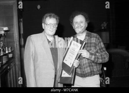 Stan Britt et Stan Tracey, BT British Jazz Awards, Pizza On The Park, Londres, 25 avril, 1995. Artiste : Brian O'Connor. Banque D'Images