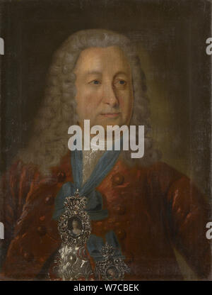 Portrait du comte Jean Armand de L'Estocq (1692-1767). Banque D'Images